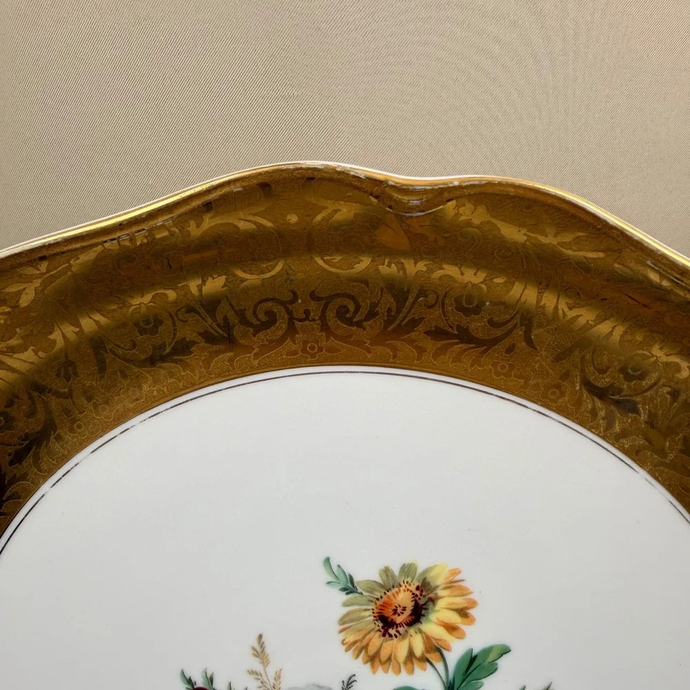 Vintage Rosenthal Moliere Alt Brabant Gold Gilt 13.25